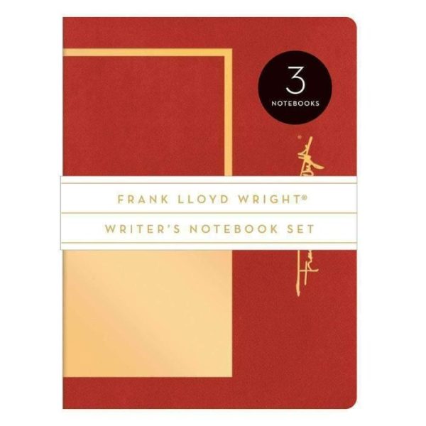 Stationery | Frank Lloyd Wright Vegan Leather Writer’s Notebook Set Home Decoration Stationery