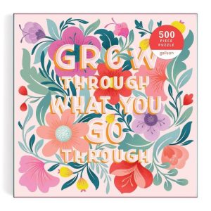 Stationery | Grow Through What You Go Through 500 Piece Puzzle Home Decoration Stationery