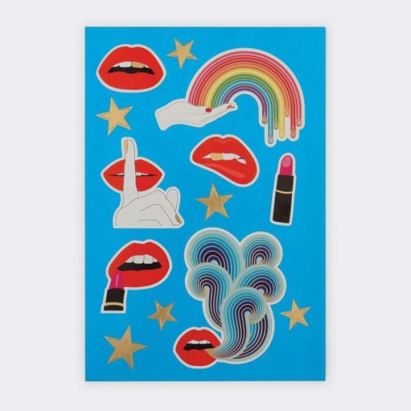 Stationery | Jonathan Adler Lips A5 Journal Home Decoration Stationery