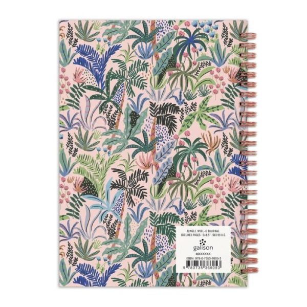 Stationery | Jungle 6 X 8 Wire-O Journal Home Decoration Stationery