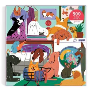 Stationery | Laundry Dogs 500 Piece Puzzle Home Decoration Stationery