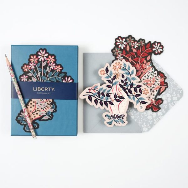 Stationery | Liberty Ianthe Hand Shaped Notecard Set Home Decoration Stationery