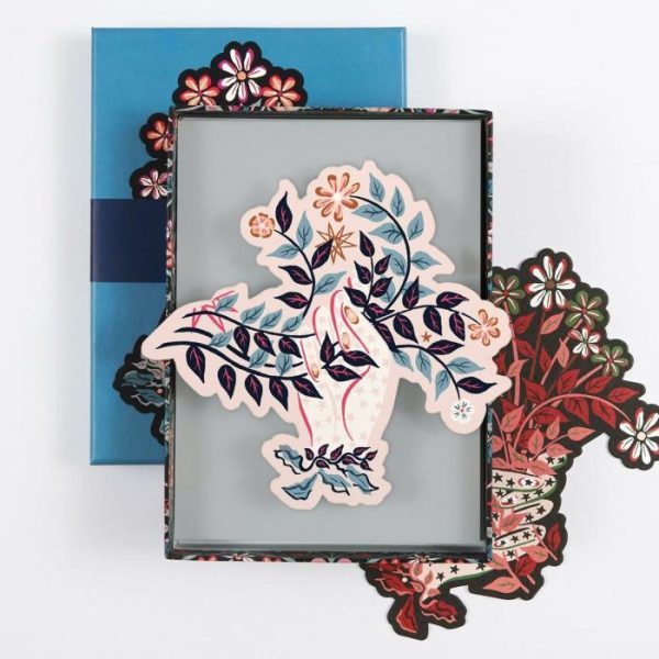 Stationery | Liberty Ianthe Hand Shaped Notecard Set Home Decoration Stationery