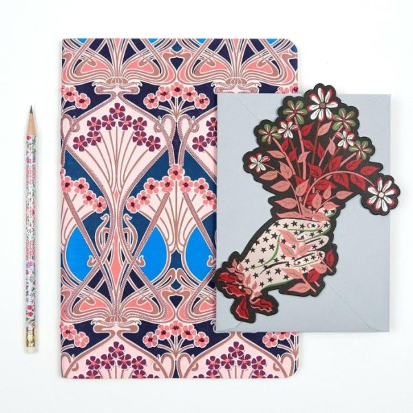 Stationery | Liberty Ianthe Handmade Embroidered Journal Home Decoration Stationery