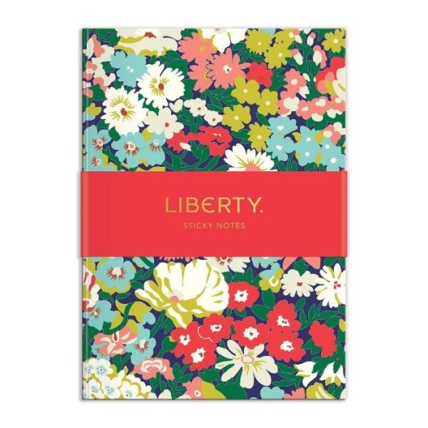 Stationery | Liberty London Floral Sticky Notes Hard Cover Book Home Decoration Stationery