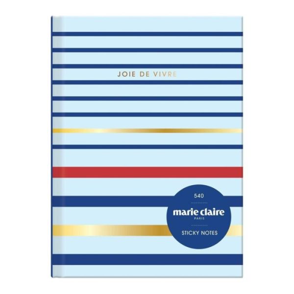 Stationery | Marie Claire Joie De Vivre Sticky Notes Hardcover Book Home Decoration Stationery