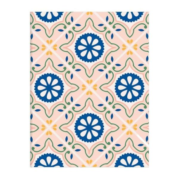 Stationery | Mediterranean Tile Patterns: Azulejos Diy Greeting Card Folio Home Decoration Stationery