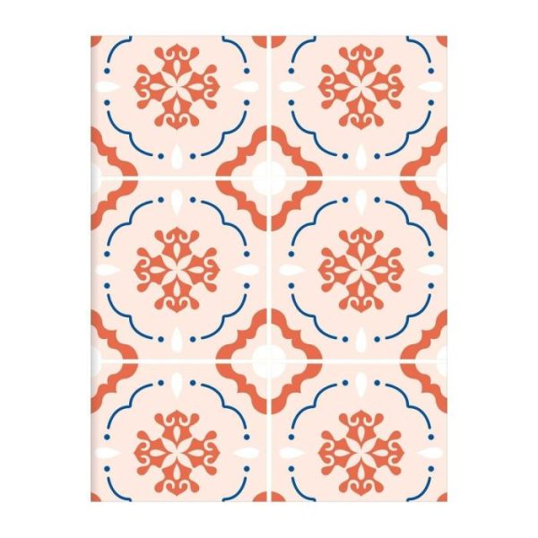 Stationery | Mediterranean Tile Patterns: Azulejos Diy Greeting Card Folio Home Decoration Stationery