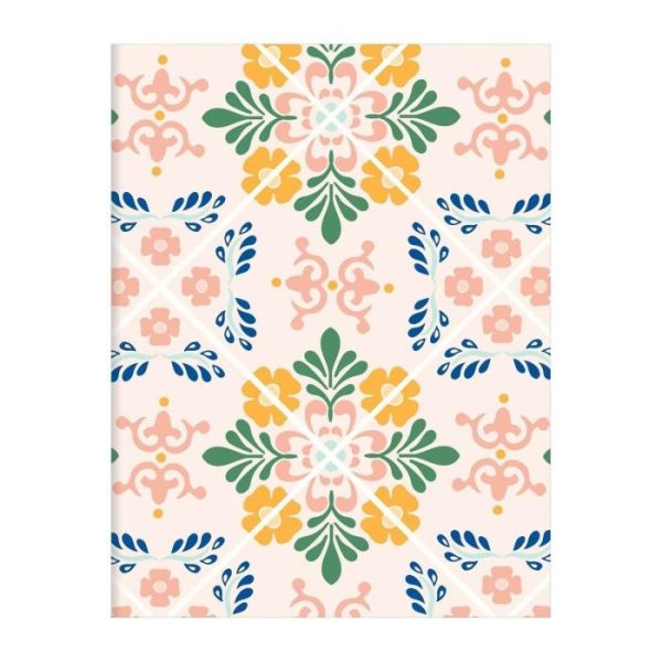 Stationery | Mediterranean Tile Patterns: Azulejos Diy Greeting Card Folio Home Decoration Stationery