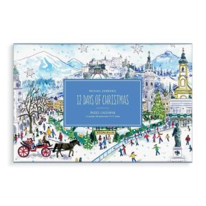 Stationery | Michael Storrings 12 Days Of Christmas Advent Puzzle Calendar Home Decoration Stationery