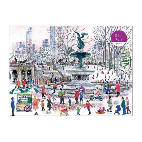 Stationery | Michael Storrings Bethesda Fountain 1000 Piece Jigsaw Puzzle Home Decoration Stationery