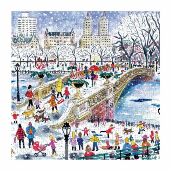 Stationery | Michael Storrings Bow Bridge In Central Park 500 Piece Jigsaw Puzzle Home Decoration Stationery