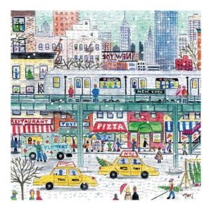 Stationery | Michael Storrings New York City Subway 500 Piece Jigsaw Puzzle Home Decoration Stationery