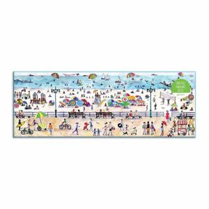 Stationery | Michael Storrings Summer Fun 1000 Piece Panoramic Jigsaw Puzzle Home Decoration Stationery