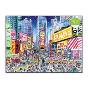 Stationery | Michael Storrings Times Square 1000 Piece Jigsaw Puzzle Home Decoration Stationery