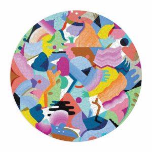 Stationery | Mina Hamada Luna De Flor 1000 Piece Round Puzzle Home Decoration Stationery