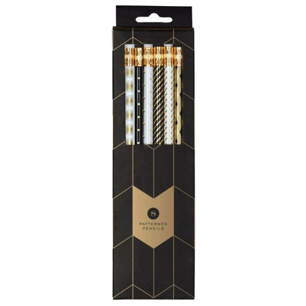 Stationery | Modern Gold Pencil Set Home Decoration Stationery