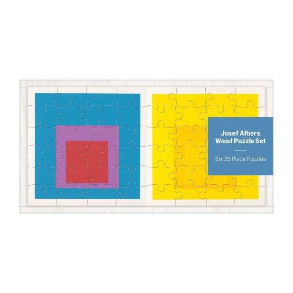 Stationery | Moma Josef Albers Wood Jigsaw Puzzle Set Home Decoration Stationery