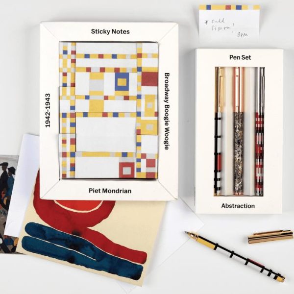 Stationery | Moma Mondrian Desktop Sticky Notes Box Home Decoration Stationery