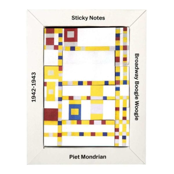 Stationery | Moma Mondrian Desktop Sticky Notes Box Home Decoration Stationery