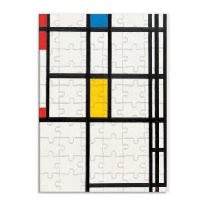 Stationery | Moma Mondrian Greeting Card Puzzle Home Decoration Stationery