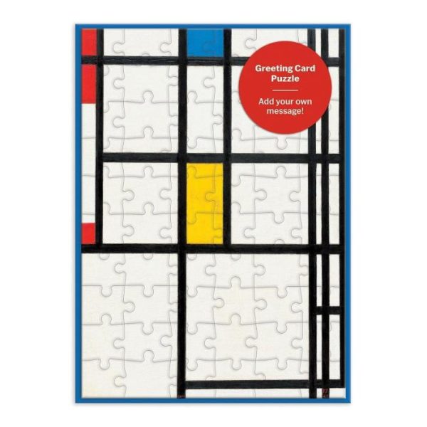 Stationery | Moma Mondrian Greeting Card Puzzle Home Decoration Stationery