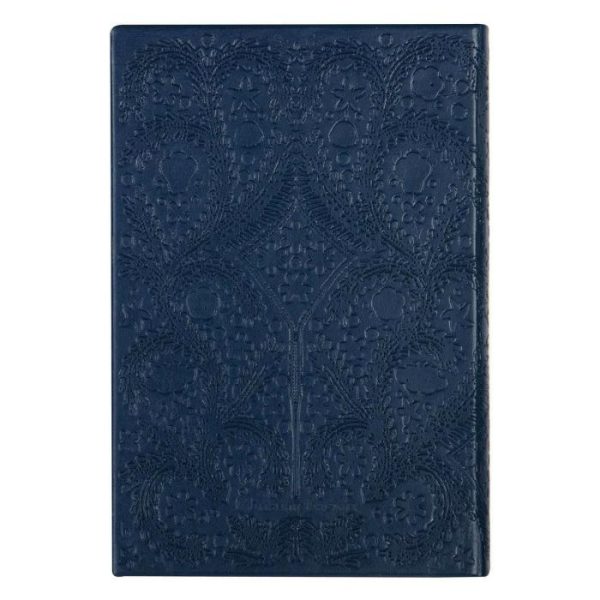 Stationery | Navy Embossed Paseo Undated Agenda Home Decoration Stationery