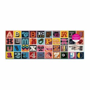 Stationery | Needlepoint A To Z 1000 Piece Panoramic Jigsaw Puzzle Home Decoration Stationery