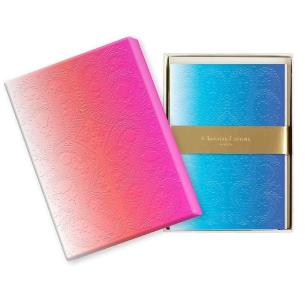 Stationery | Neon Pink Paseo Boxed Notecards Home Decoration Stationery