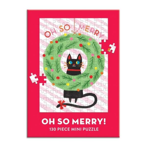 Stationery | Oh So Merry 100 Piece Mini Jigsaw Puzzle Home Decoration Stationery