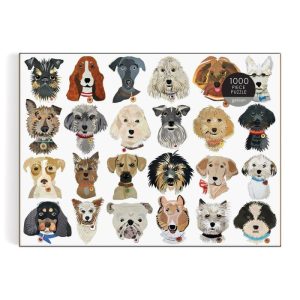 Stationery | Paper Dogs 1000 Piece Puzzle Home Decoration Stationery