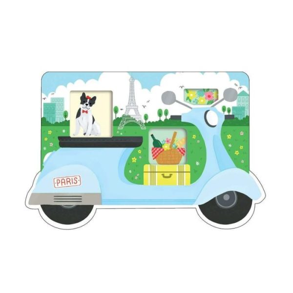 Stationery | Paris Scooter Shaped Cover Sticky Notes Home Decoration Stationery