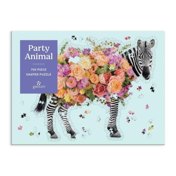 Stationery | Party Animal 750 Piece Shaped Jigsaw Puzzle Home Decoration Stationery