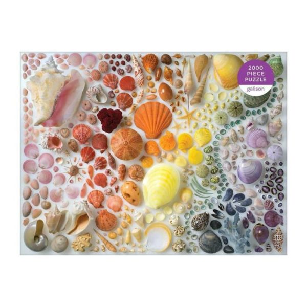 Stationery | Rainbow Seashells 2000 Piece Jigsaw Puzzle Home Decoration Stationery