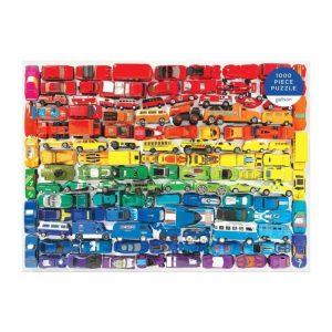 Stationery | Rainbow Toy Cars 1000 Piece Jigsaw Puzzle Home Decoration Stationery