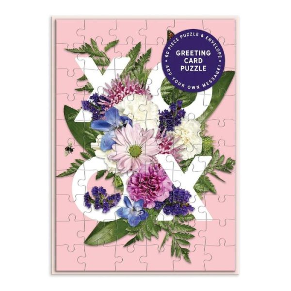 Stationery | Say It With Flowers Xoxo Greeting Card Puzzle Home Decoration Stationery