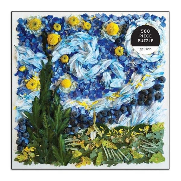 Stationery | Starry Night Petals 500 Piece Jigsaw Puzzle Home Decoration Stationery