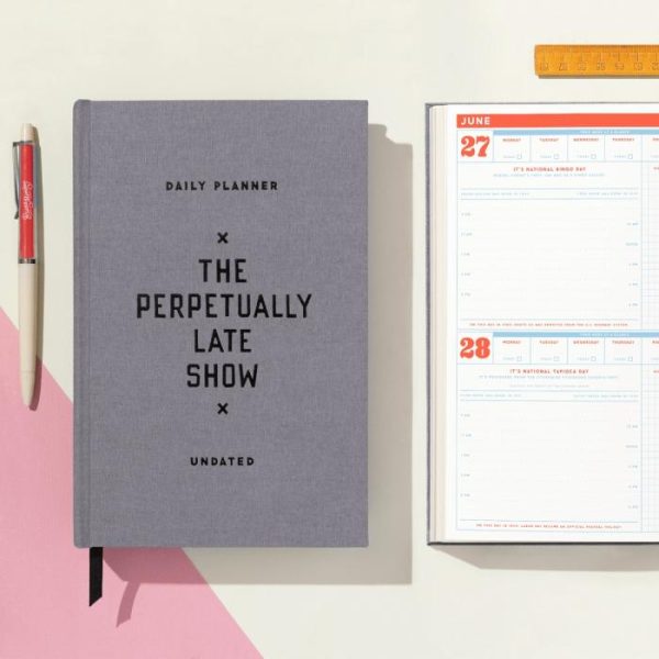 Stationery | The Perpetually Late Show Undated Standard Planner Home Decoration Stationery