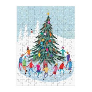 Stationery | Tree Skaters 130 Piece Puzzle Ornament Home Decoration Stationery