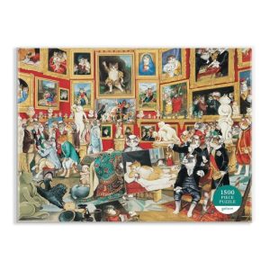 Stationery | Tribuna Of The Uffizi Meowsterpiece Of Western Art 1500 Piece Jigsaw Puzzle Home Decoration Stationery