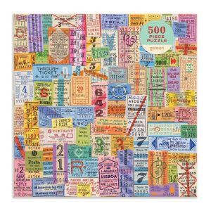 Stationery | Troy Litten Vintage Travel Tickets 500 Piece Jigsaw Puzzle Home Decoration Stationery