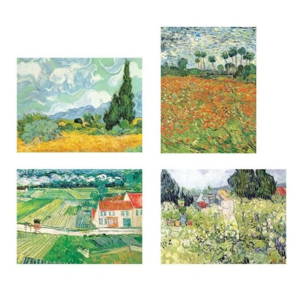 Stationery | Van Gogh Countryside Note Card Portfolio Home Decoration Stationery