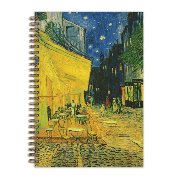 Stationery | Van Gogh Terrace At Night Wire-O Journal Home Decoration Stationery