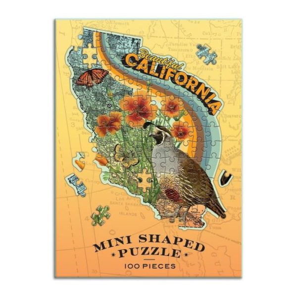 Stationery | Wendy Gold California 100 Piece Mini Shaped Jigsaw Puzzle Home Decoration Stationery