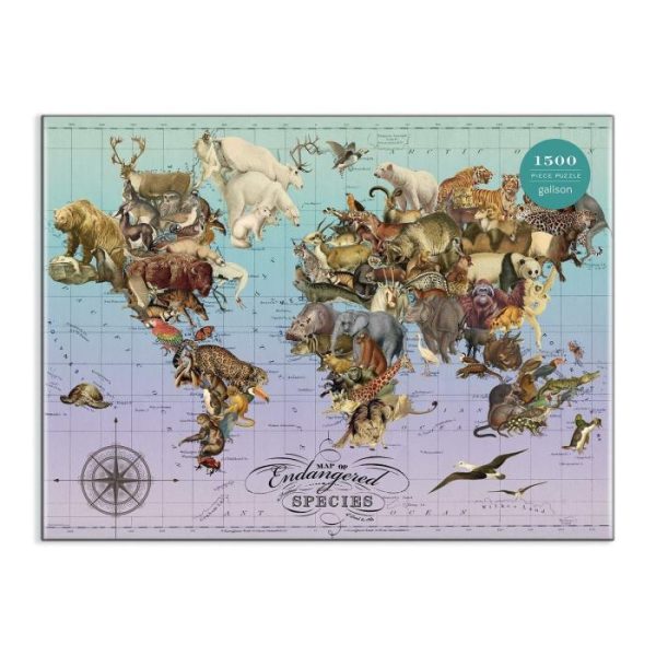 Stationery | Wendy Gold Endangered Species 1500 Piece Jigsaw Puzzle Home Decoration Stationery