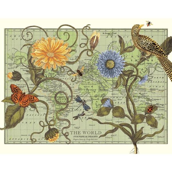 Stationery | Wendy Gold Maps Of The Imagination Keepsake Box Home Decoration Stationery