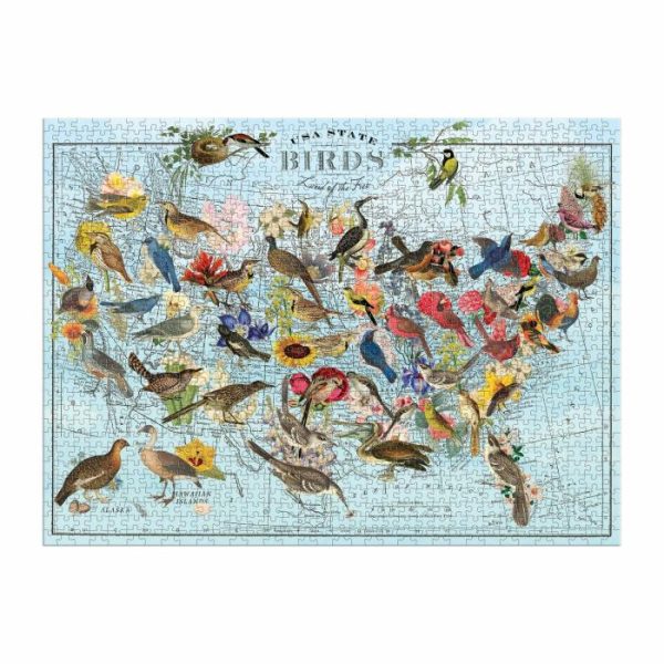 Stationery | Wendy Gold State Birds 1000 Piece Puzzle Home Decoration Stationery