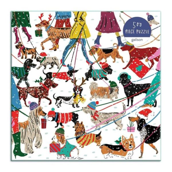 Stationery | Winter Dogs 500 Piece Jigsaw Puzzle Home Decoration Stationery