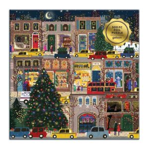 Stationery | Winter Lights 500 Piece Foil Jigsaw Puzzle Home Decoration Stationery