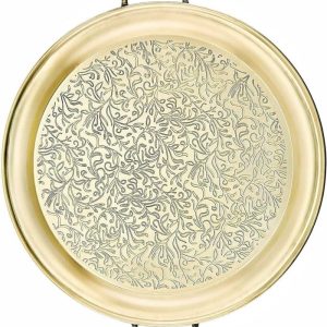 Storage & Organization | Old Dutch Gold Cairo Etched Tray 18" Kitchen Storage & Organization